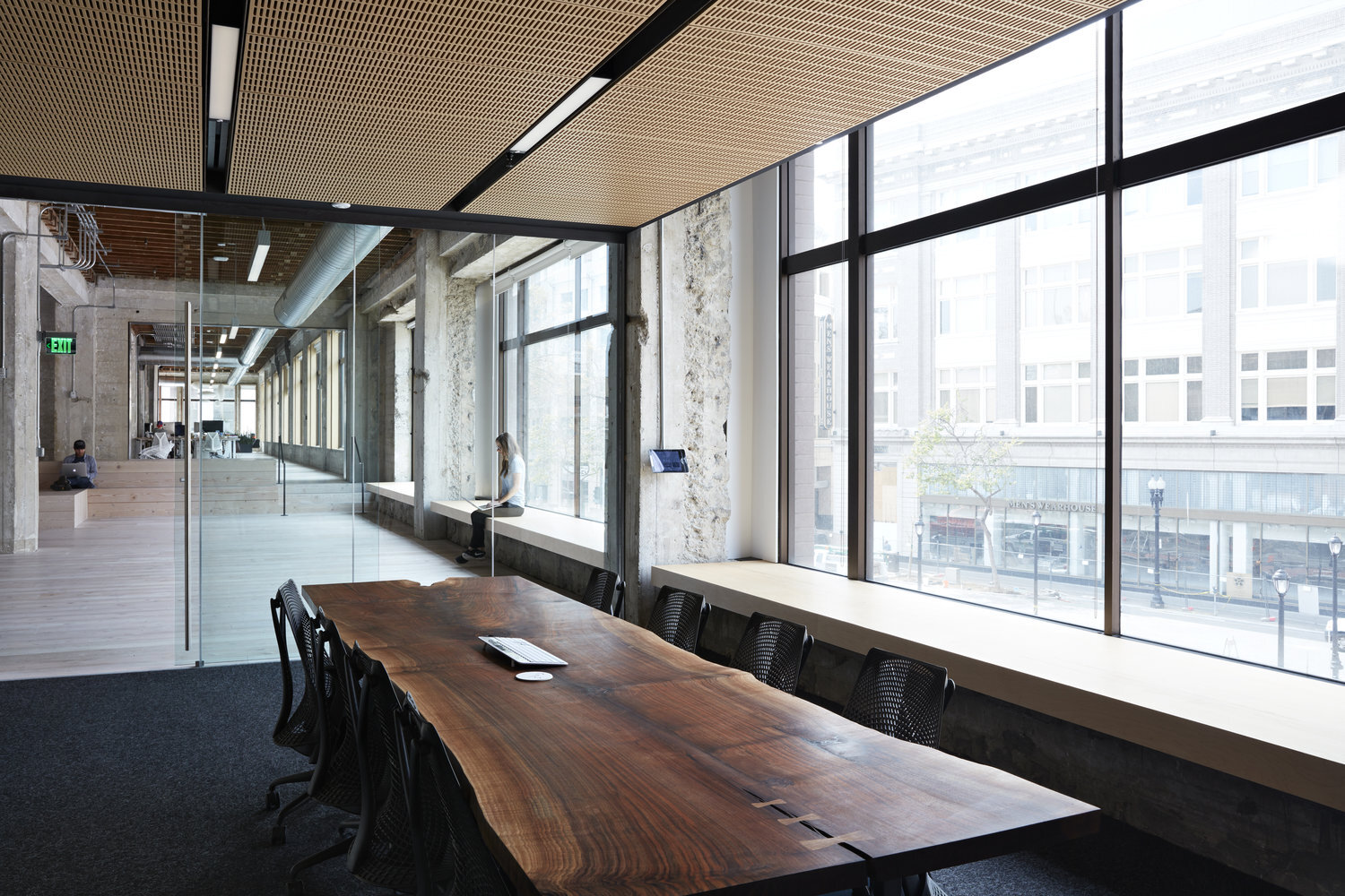 Commercial workspace cabinetry
